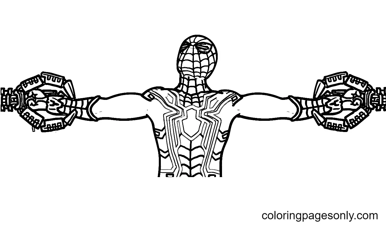 Desenhos de Spider Man No Way Home Para Colorir 13