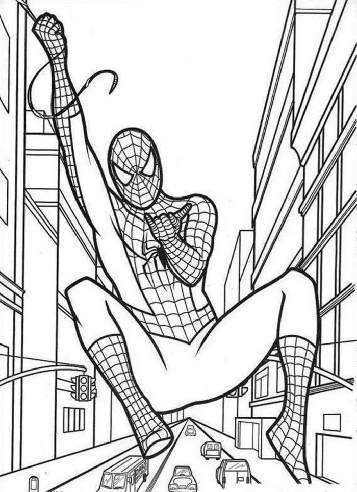Spiderman Ausmalbilder 12