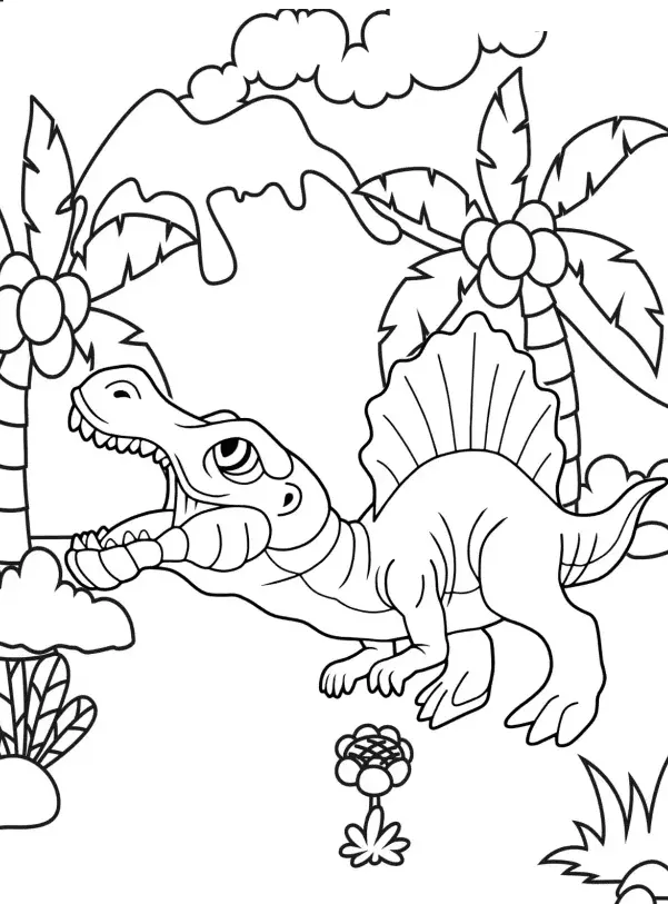 Spinosaurus Coloring Pages 42