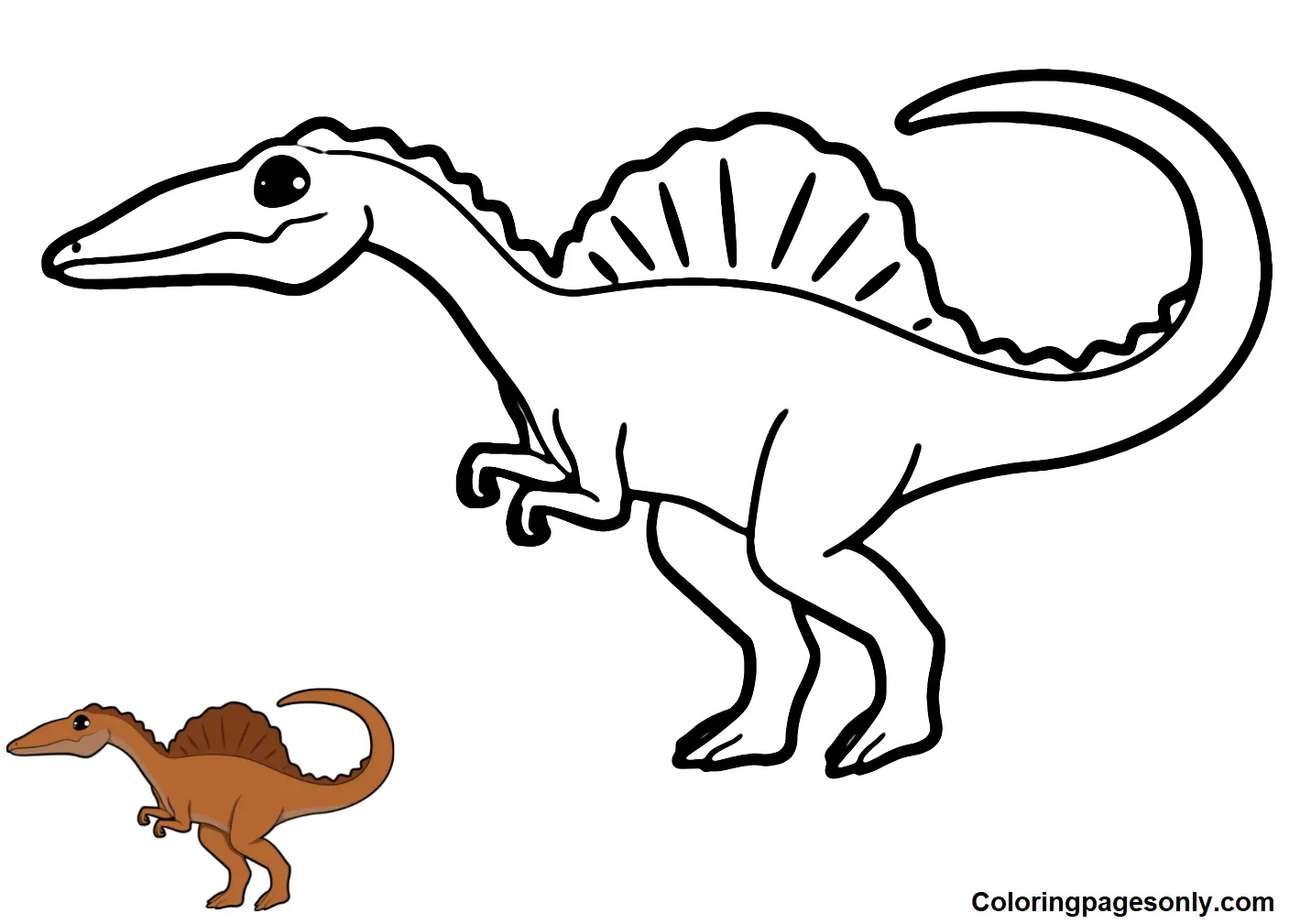 Spinosaurus Coloring Pages 64