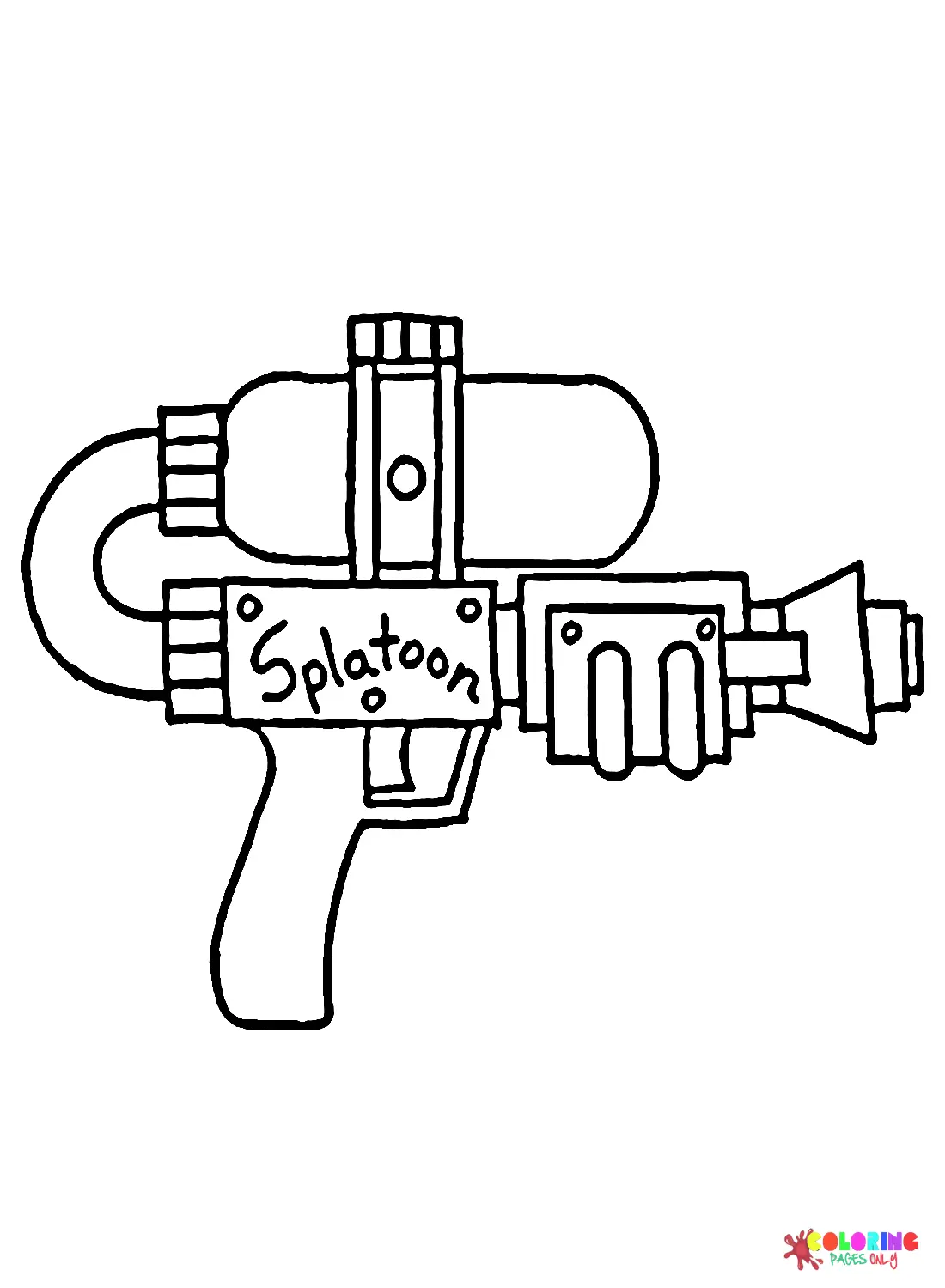Splatoon Coloring Pages 9