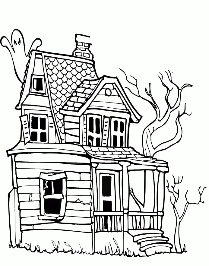 Spooky Halloween Coloring Pages 13
