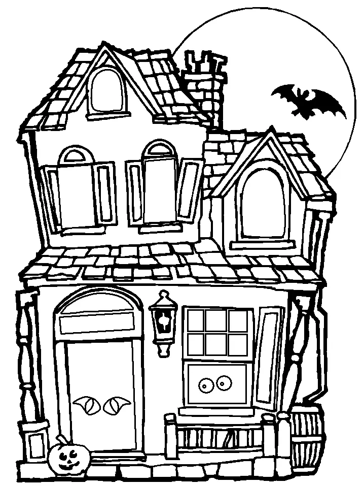 Spooky Halloween Coloring Pages 22