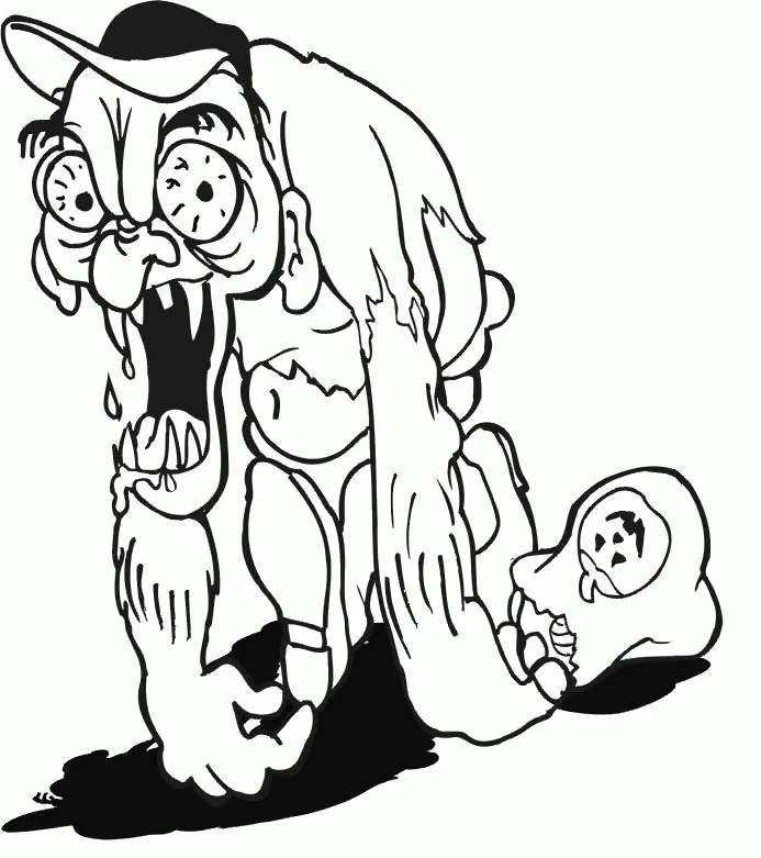 Spooky Halloween Coloring Pages 24