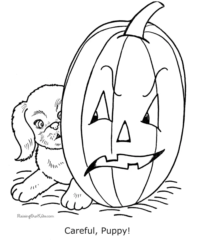 Spooky Halloween Coloring Pages 33