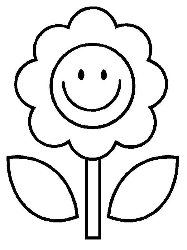 Desenhos de Flores Da Primavera Para Colorir
