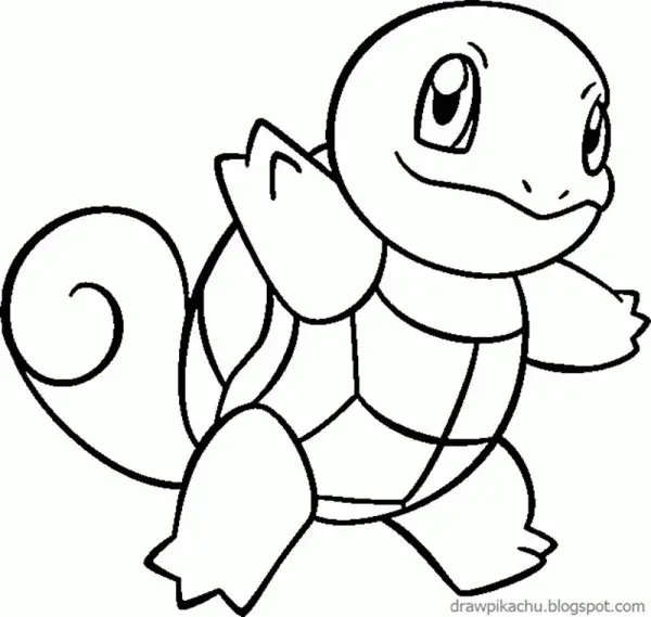 Squirtle Coloring Pages 28