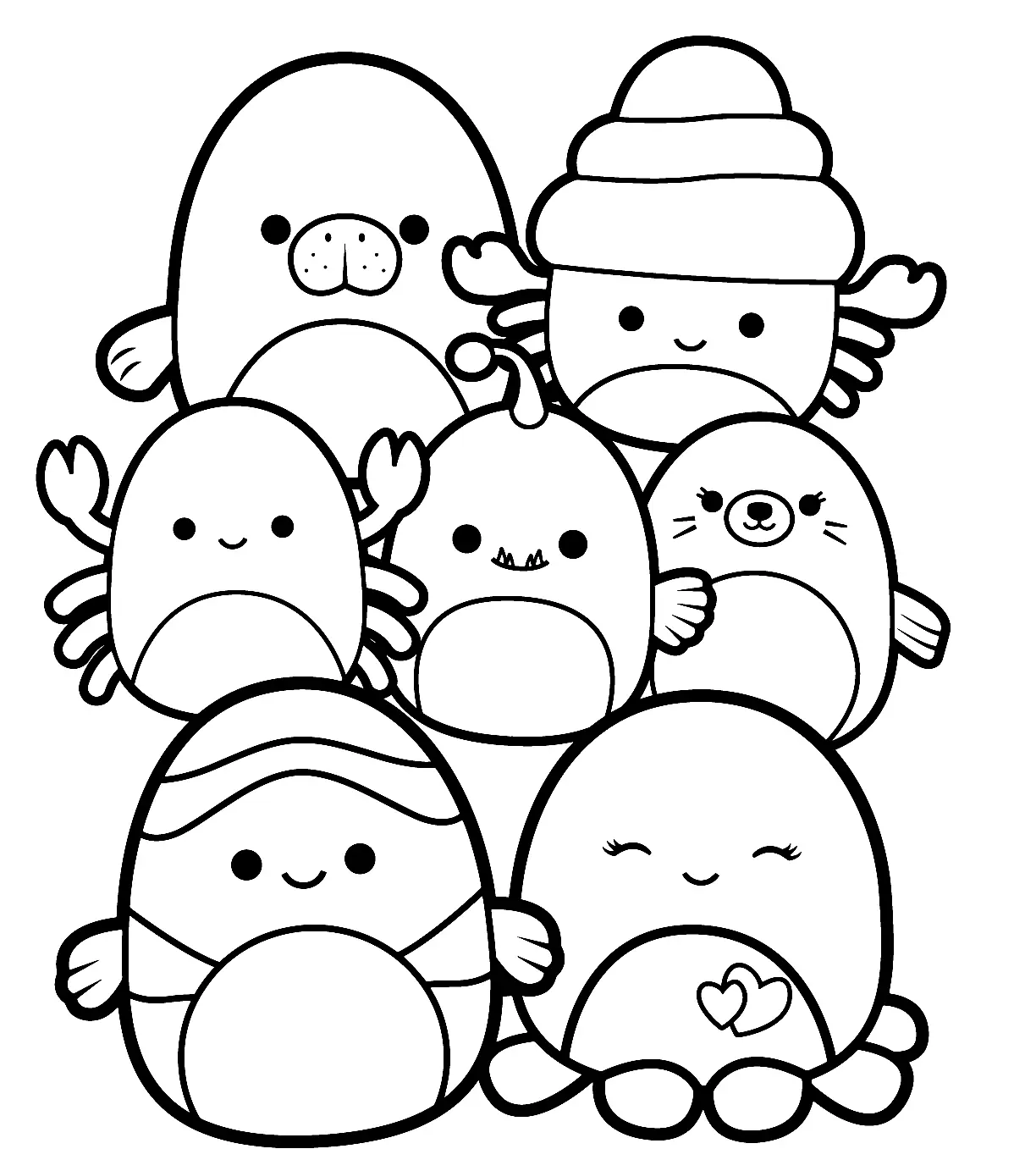 Squishmallow Ausmalbilder 48