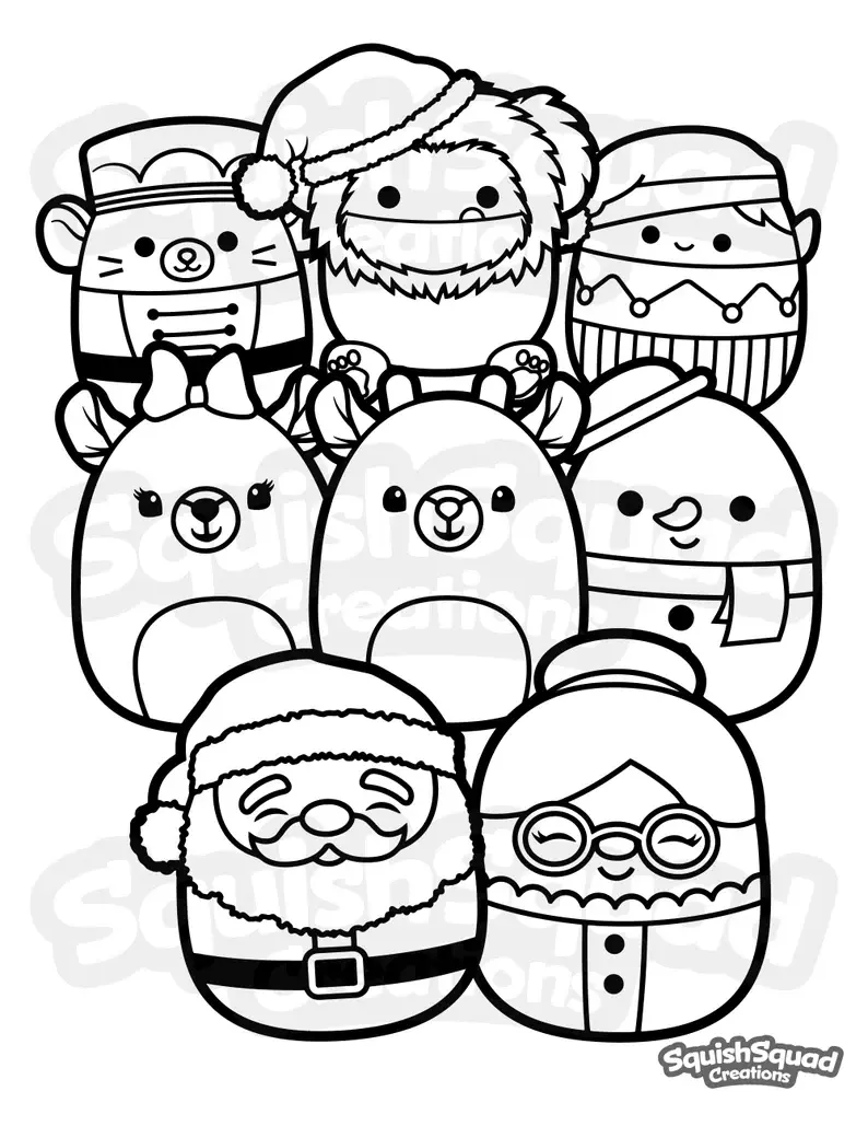 Desenhos de Squishmallow Para Colorir 54