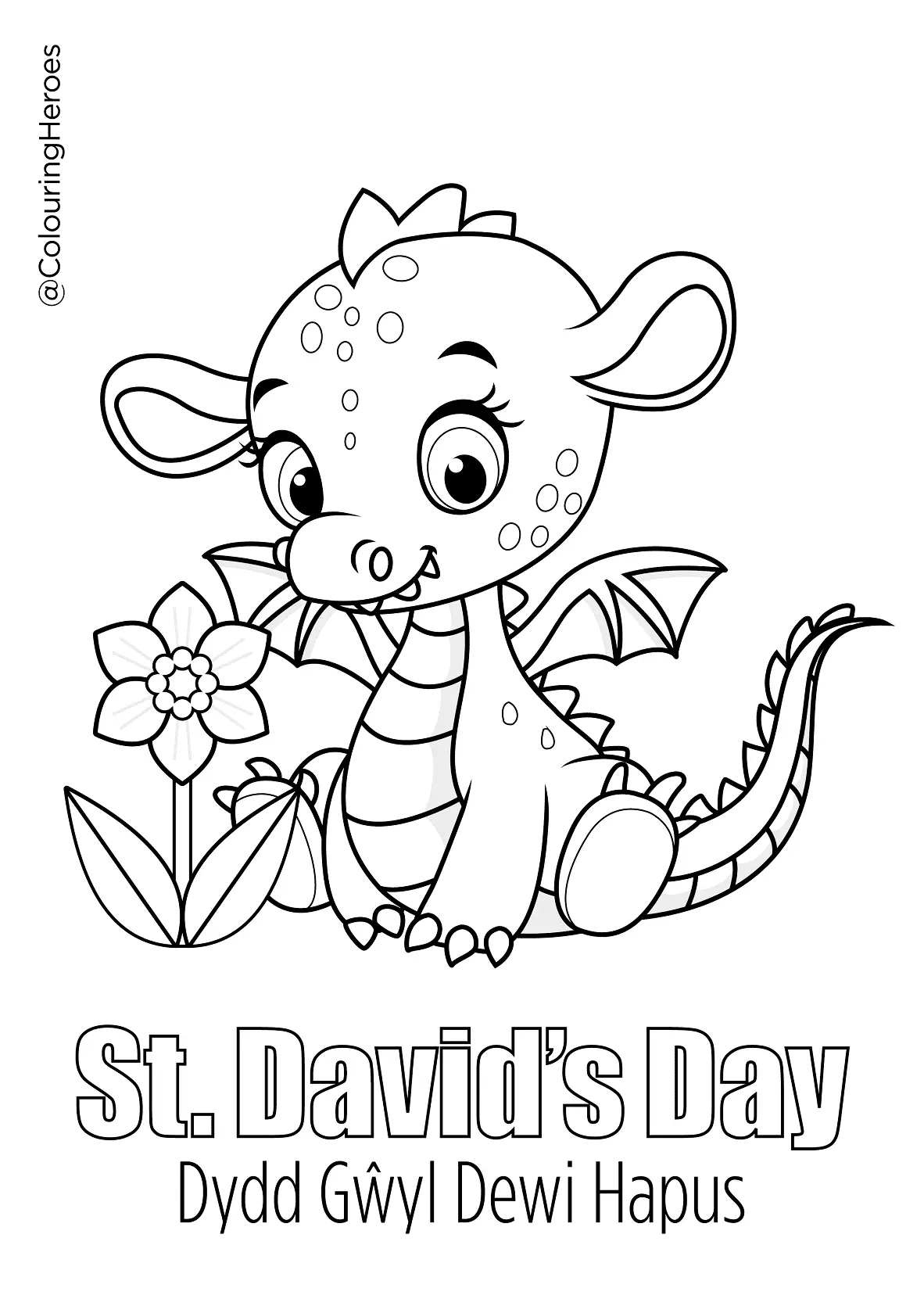 Ausmalbilder zum St. David's Day 1