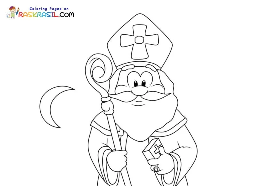 Ausmalbilder von St. Nikolaus 1