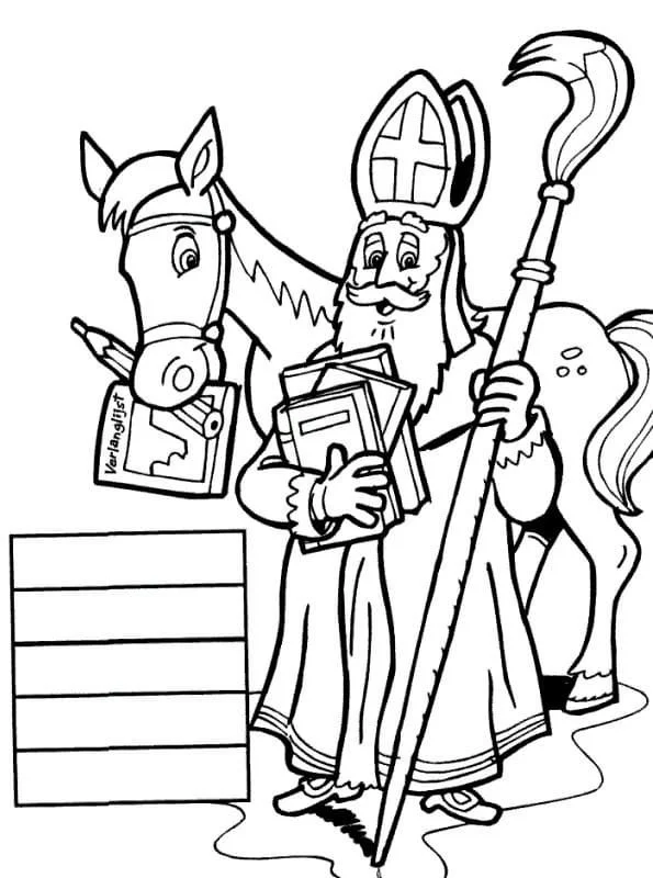 Ausmalbilder von St. Nikolaus 12