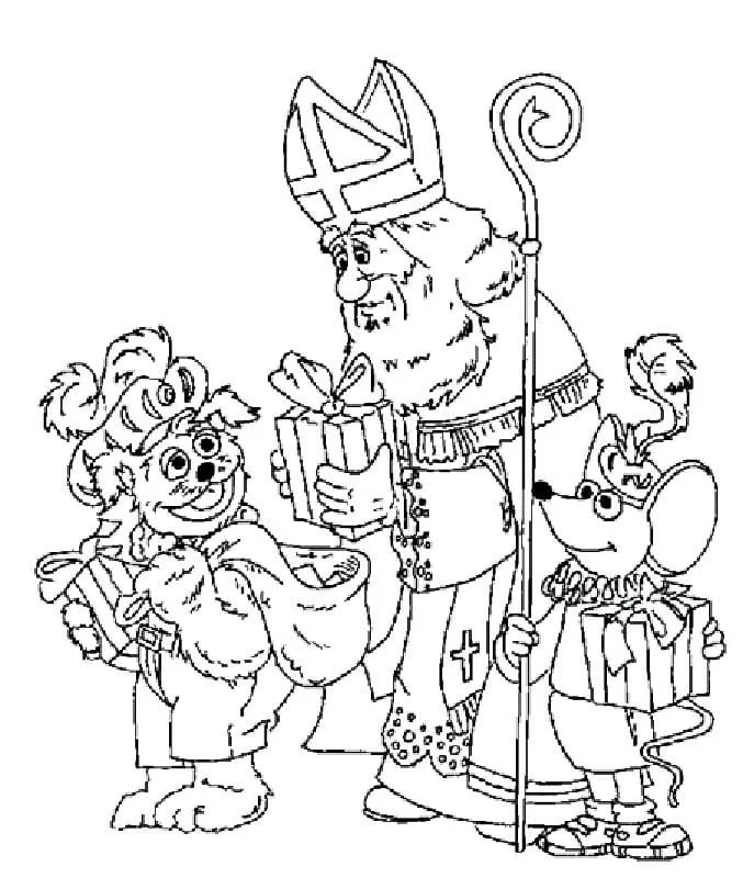 Ausmalbilder von St. Nikolaus 16