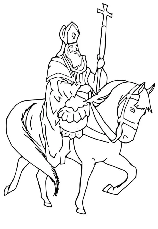 Ausmalbilder von St. Nikolaus 17