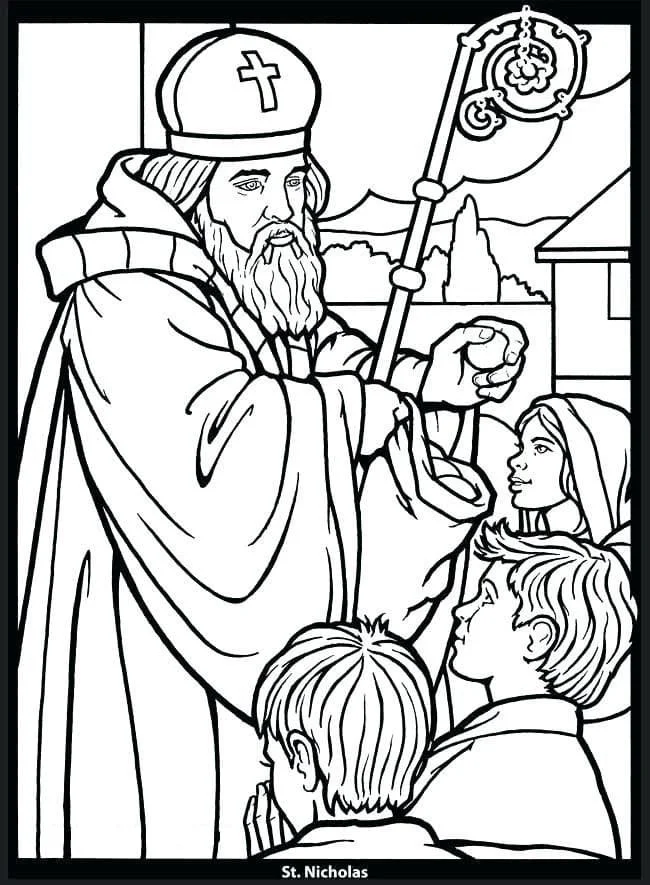 Ausmalbilder von St. Nikolaus 20