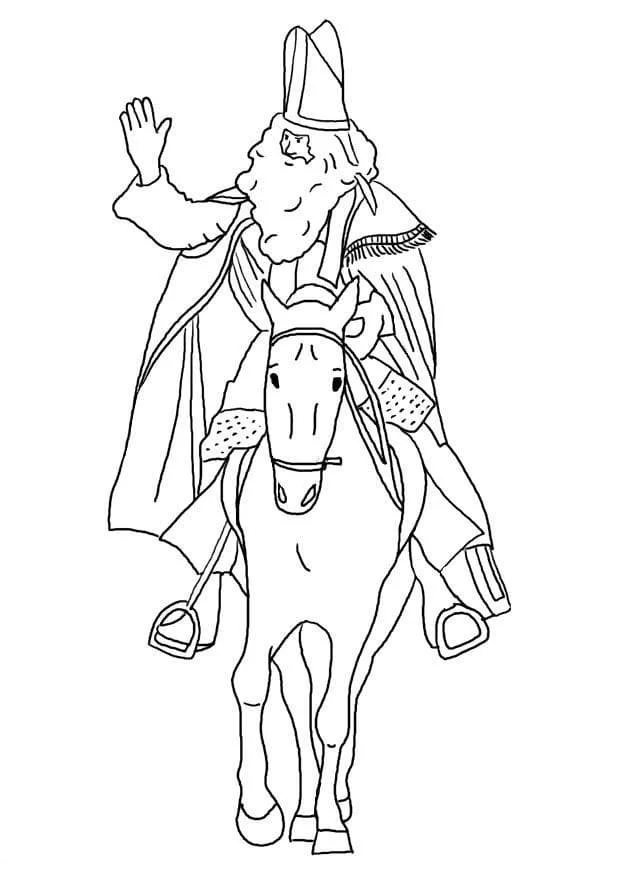 Ausmalbilder von St. Nikolaus 28