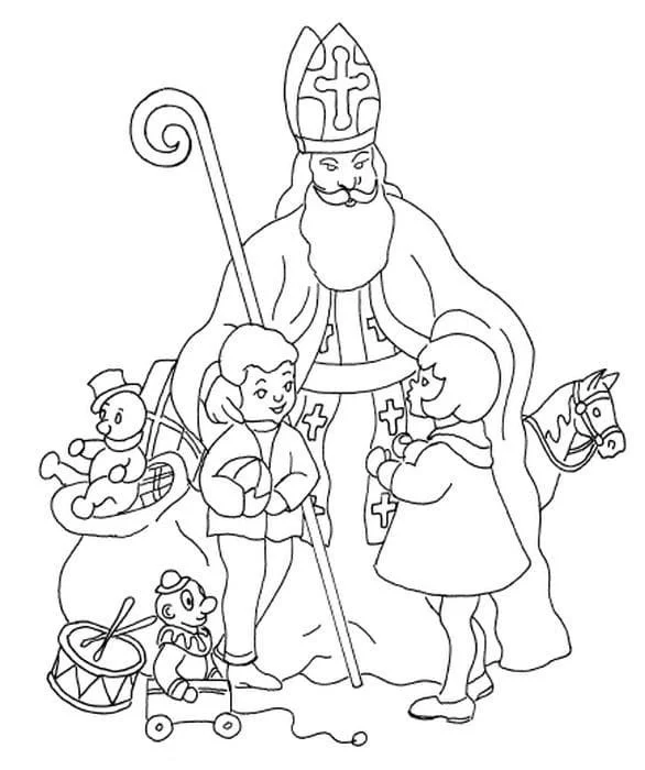 Ausmalbilder von St. Nikolaus 37