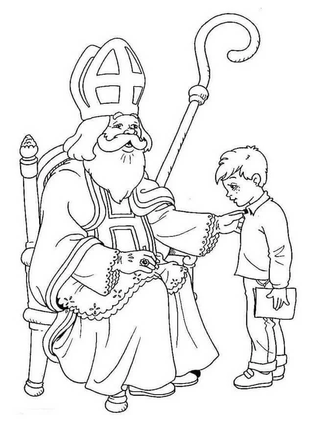 Ausmalbilder von St. Nikolaus 38