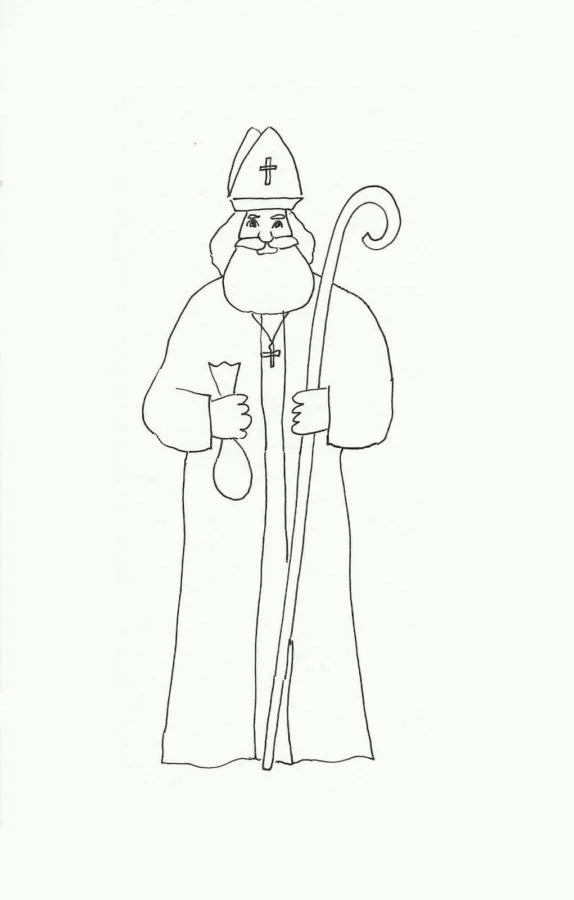 Ausmalbilder von St. Nikolaus 42