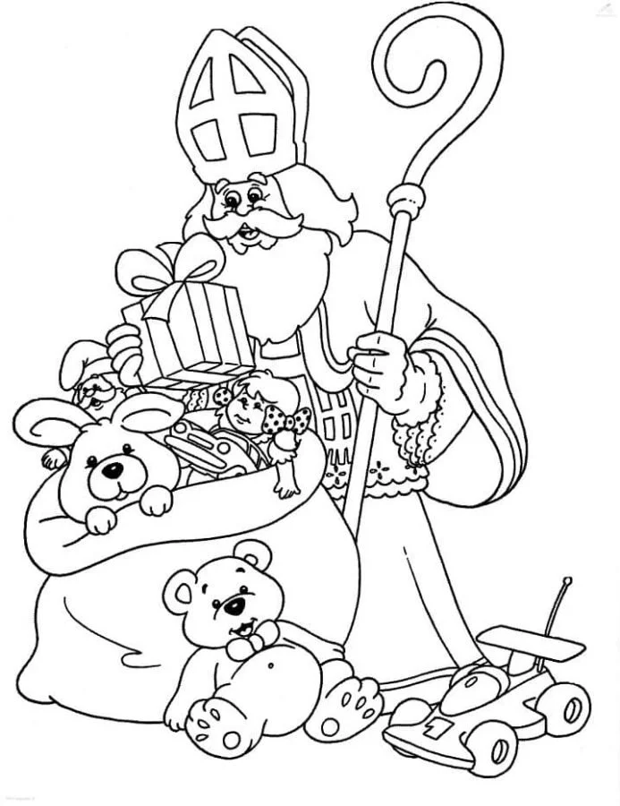 Ausmalbilder von St. Nikolaus 47