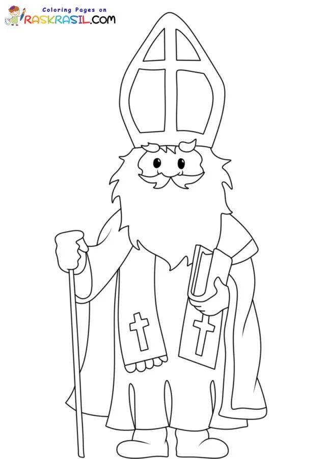 Ausmalbilder von St. Nikolaus 52