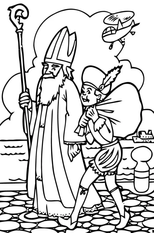 Ausmalbilder von St. Nikolaus 60