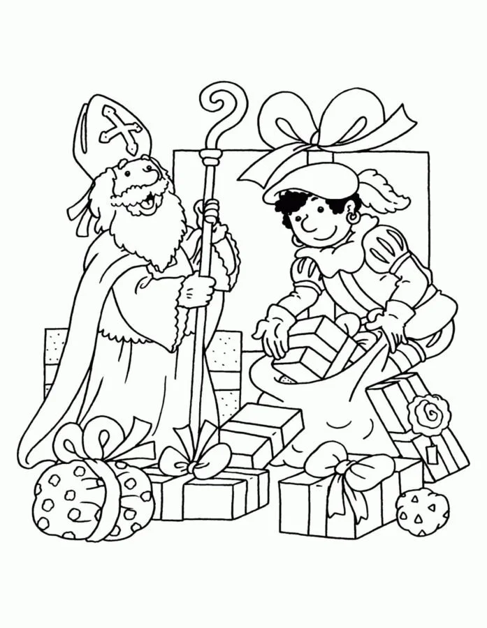 Ausmalbilder von St. Nikolaus 62