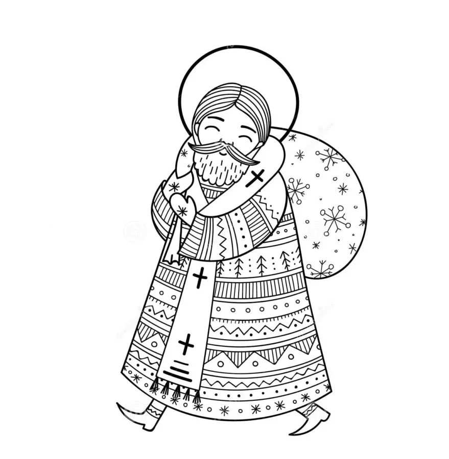 Ausmalbilder von St. Nikolaus 63