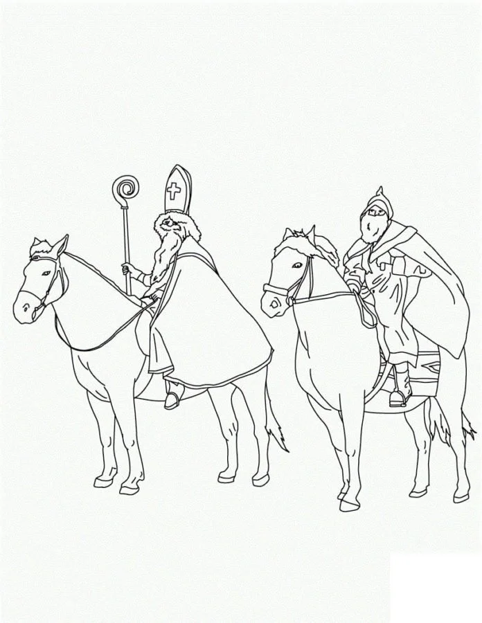 Ausmalbilder von St. Nikolaus 67