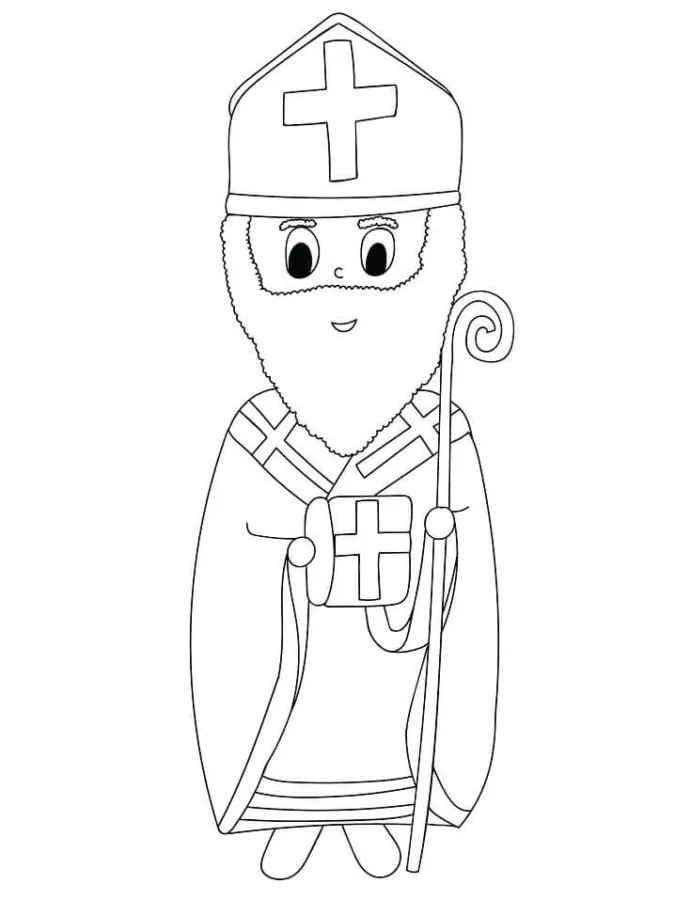 Ausmalbilder von St. Nikolaus 73