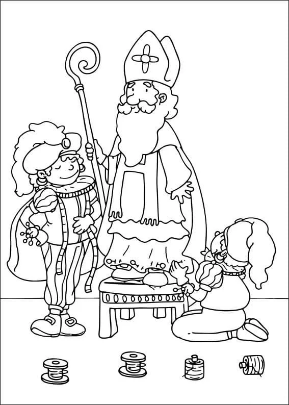 Ausmalbilder von St. Nikolaus 81
