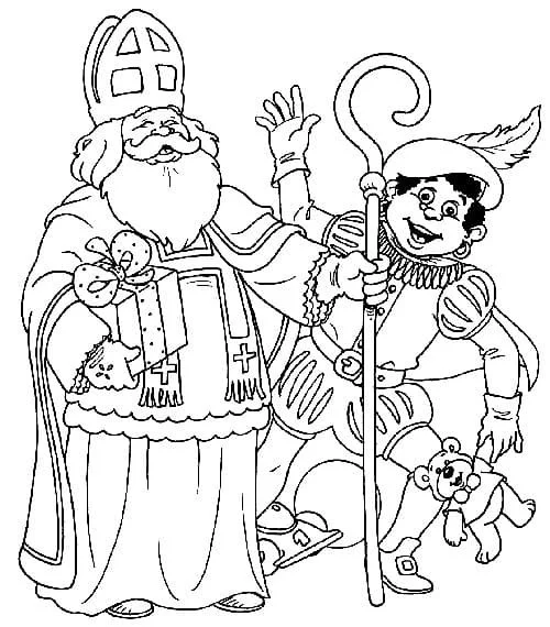 Ausmalbilder von St. Nikolaus 83