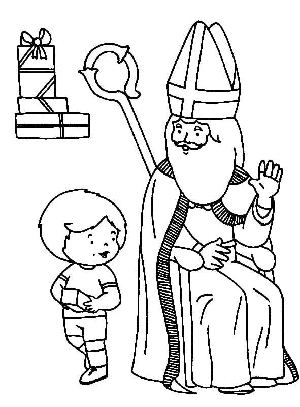 Ausmalbilder von St. Nikolaus 85
