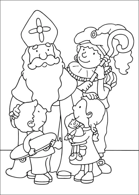 Ausmalbilder von St. Nikolaus 90