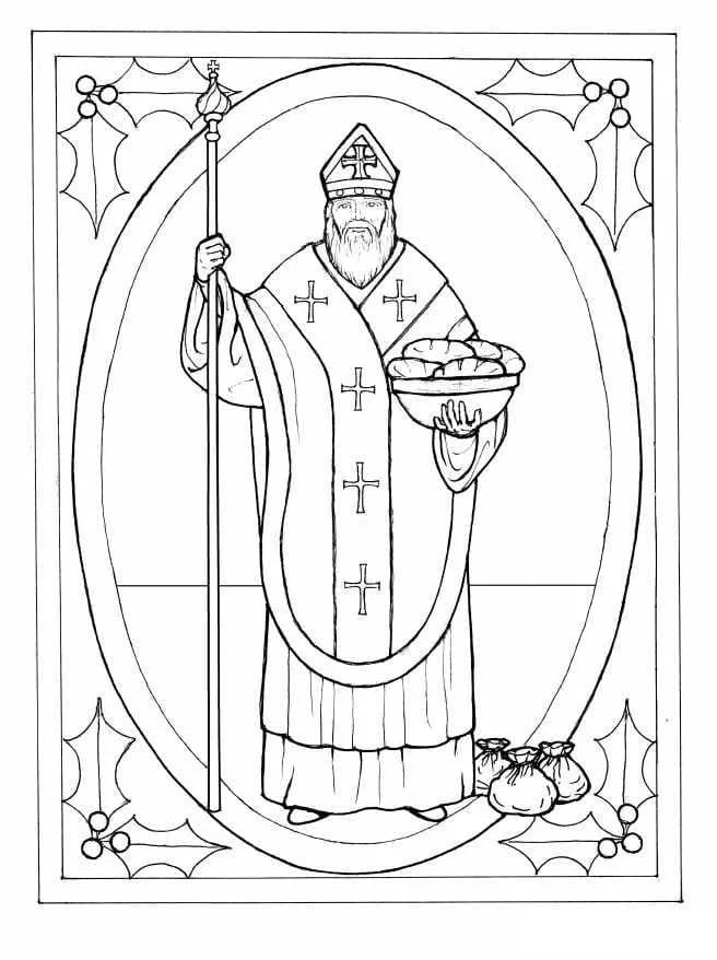 Ausmalbilder von St. Nikolaus 97