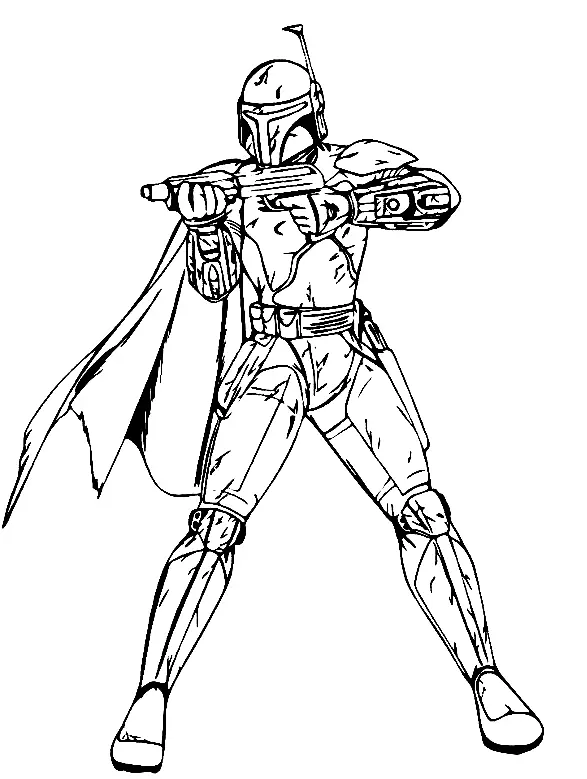 Star Wars Characters Coloring Pages 12