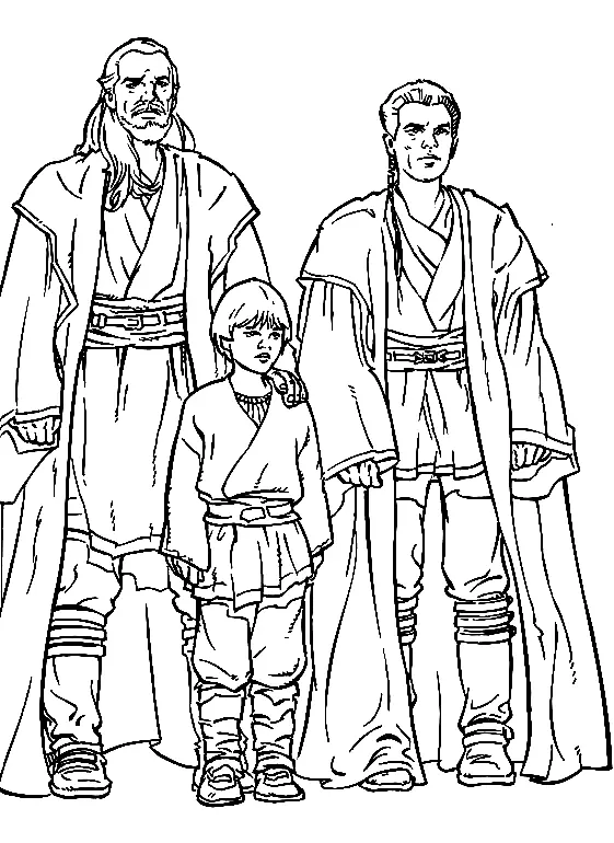 Star Wars Characters Coloring Pages 16