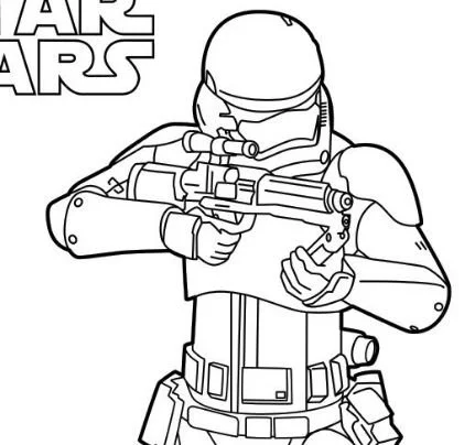 Star Wars Characters Coloring Pages 17