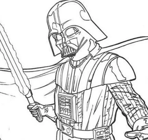 Star Wars Characters Coloring Pages 214