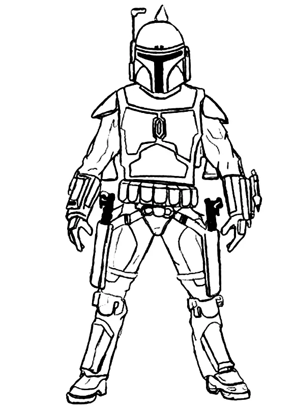 Star Wars Characters Coloring Pages 22