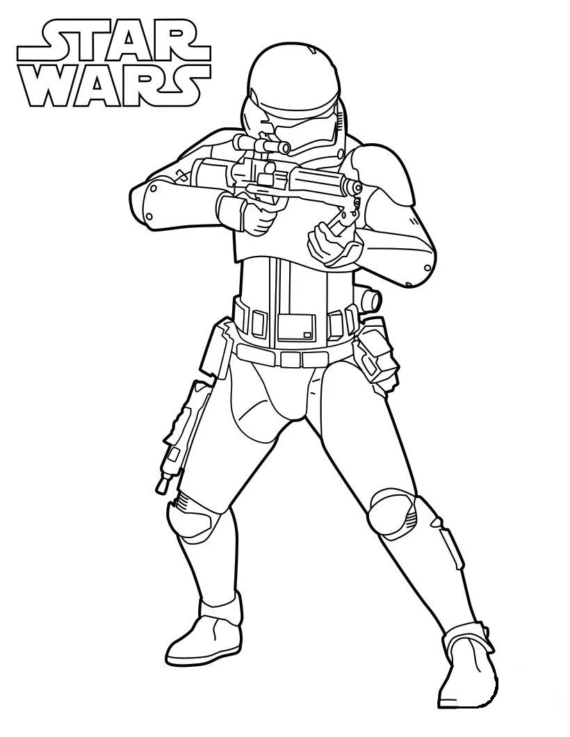 Star Wars Charaktere Ausmalbilder 24