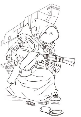 Star Wars Characters Coloring Pages 243