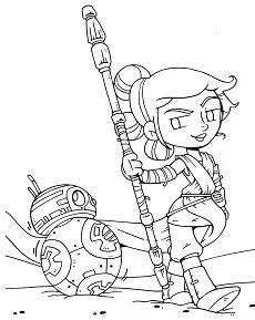 Star Wars Characters Coloring Pages 252