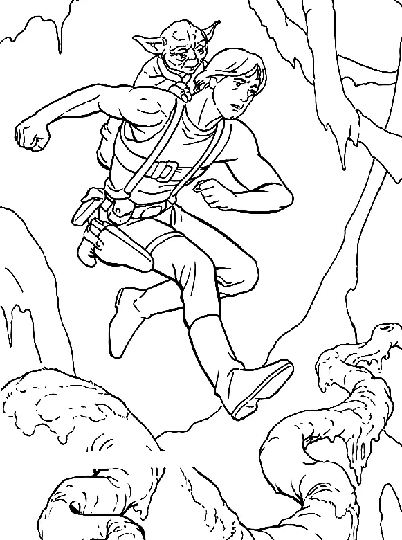 Star Wars Characters Coloring Pages 26