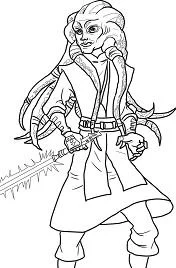 Star Wars Characters Coloring Pages 261