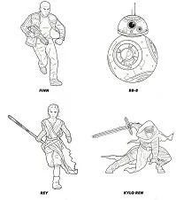 Star Wars Characters Coloring Pages 266