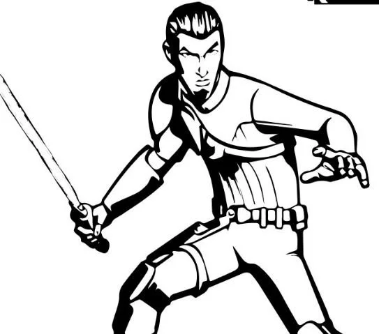 Desenhos de Personagens de Star Wars Para Colorir 286