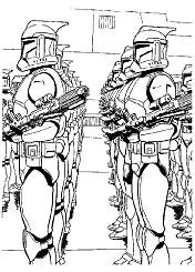 Desenhos de Personagens de Star Wars Para Colorir 290
