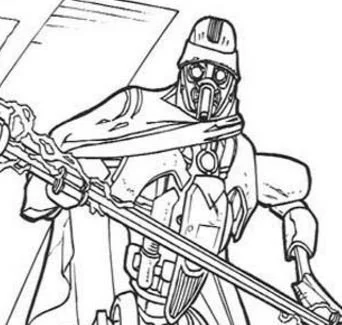 Desenhos de Personagens de Star Wars Para Colorir 291