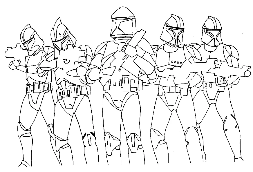 Star Wars Characters Coloring Pages 31